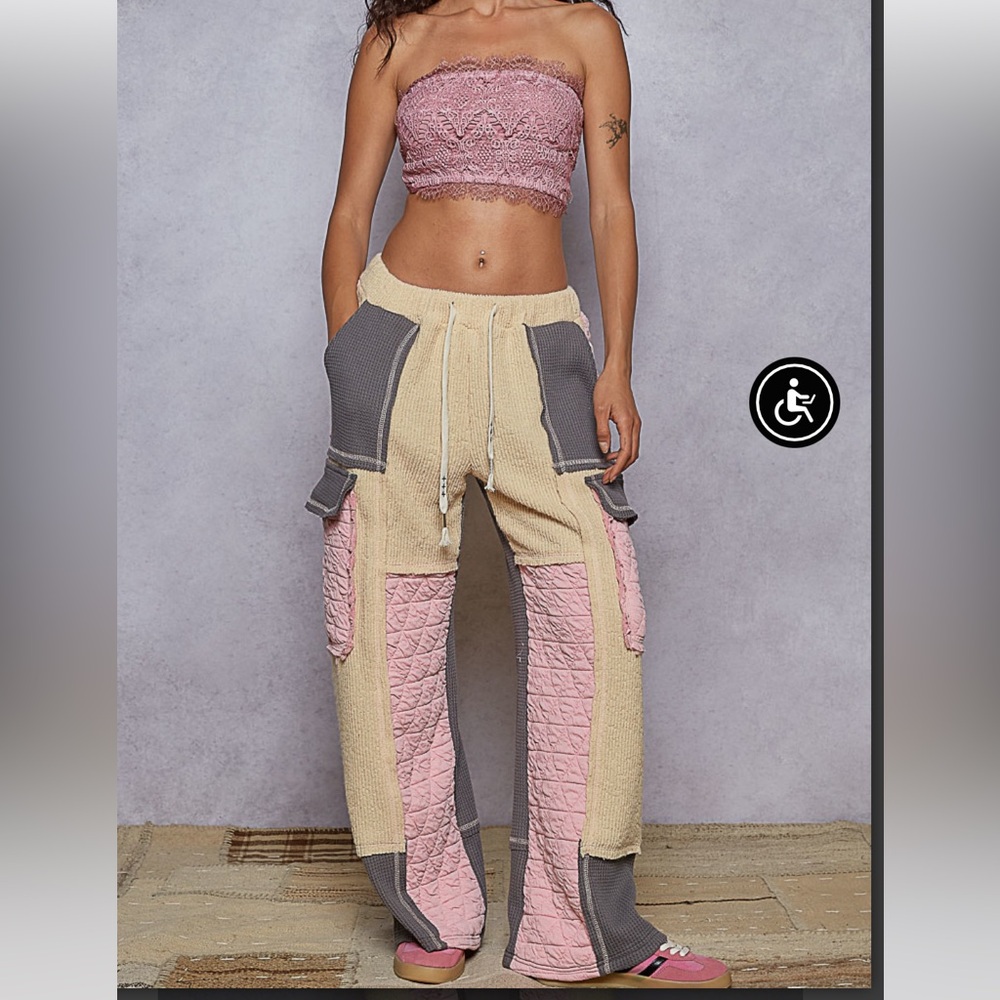 POL Mixed Media Pants - Picture 5 of 6
